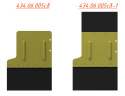 Передние экраны 434.06.005сб и 434.06.005сб-1
