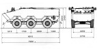 Размеры шасси VBTP