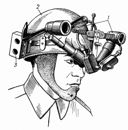 Рис. 78. Общий вид нашлемного бинокля ночного видения